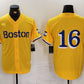 Boston Red Sox #16 Jarren Duran Gold City Connect Stitched Baseball Jersey