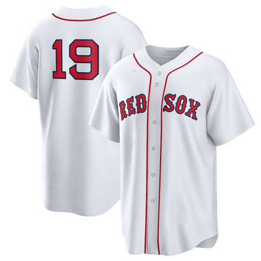 Boston Red Sox #19 Roman Anthony White No Name Cool Base Stitched Baseball Jersey