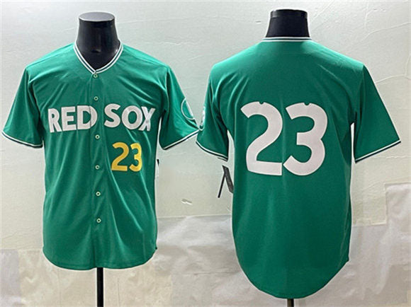 Boston Red Sox #23 Romy González Green 2025 City Connect Limited Stitched Baseball Jersey