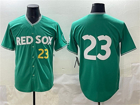 Boston Red Sox #23 Romy González Green 2025 City Connect Limited Stitched Baseball Jersey