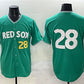 Boston Red Sox #28 Kristian Campbell Green 2025 City Connect Limited Stitched Baseball Jersey