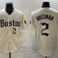 Boston Red Sox #2 Alex Bregman Cream Gothic Vapor Limited Stitched Baseball Jersey