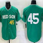 Boston Red Sox #45 Pedro Martinez Green 2025 City Connect Limited Stitched Baseball Jersey