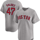 Boston Red Sox #47 Enmanuel Valdez Gray Cool Base Stitched Baseball Jersey
