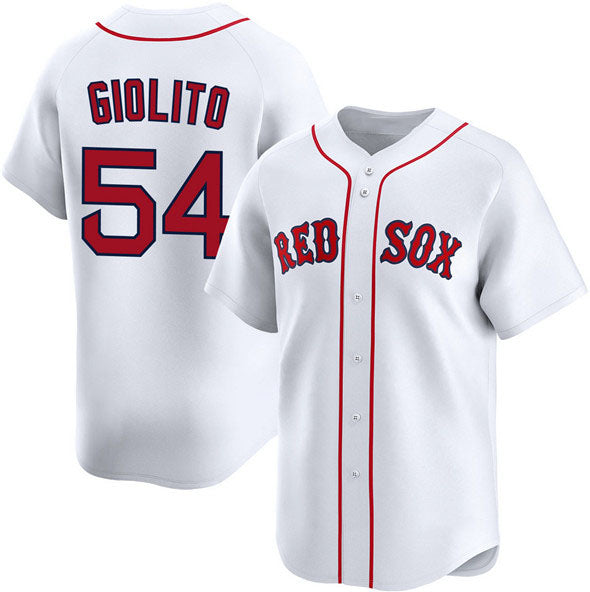 Boston Red Sox #54 Lucas Giolito White 2024 Home Limited Stitched Baseball Jersey
