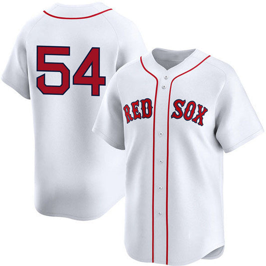 Boston Red Sox #54 Lucas Giolito White No Name 2024 Home Limited Stitched Baseball Jersey