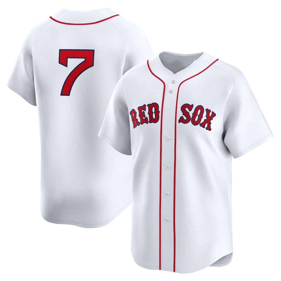 Boston Red Sox #7 Masataka Yoshida Home Limited Player Jersey - White Stitched Baseball Jersey