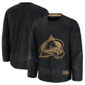 Johmsee C.Avalanche Black 2024 Military Appreciation Practice Jerseys