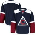 Johmsee C.Avalanche Navy Alternate Authentic Pro Jerseys