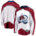 Johmsee C.Avalanche White Away Breakaway Jerseys