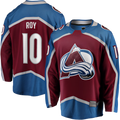 Johmsee C.Avalanche #10 Nicolas Roy Burgundy Home Breakaway Jerseys