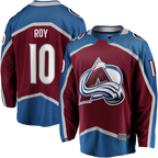 Johmsee C.Avalanche #10 Nicolas Roy Burgundy Home Breakaway Jerseys