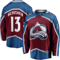 Johmsee C.Avalanche #13 Valeri Nichushkin Burgundy Breakaway Player Jerseys