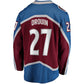 C.Avalanche #27 Jonathan Drouin Fanatics Home Breakaway Jersey - Maroon Stitched American Hockey Jerseys
