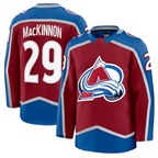 Johmsee C.Avalanche #29 Nathan MacKinnon Burgundy Home Premium Jerseys