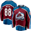 Johmsee C.Avalanche #88 Martin Necas Burgundy Breakaway Player Jerseys