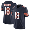 Johmsee C.Bears #18 Caleb Williams Navy Vapor F.U.S.E. Limited Jersey Player Stitched Jerseys