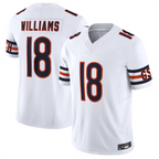 Johmsee C.Bears #18 Caleb Williams White Vapor F.U.S.E. Limited Jersey Player Stitched Jerseys