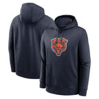Johmsee C.Bears Navy Salute to Service Pullover Hoodies Limited Blank Player Stitched Jerseys