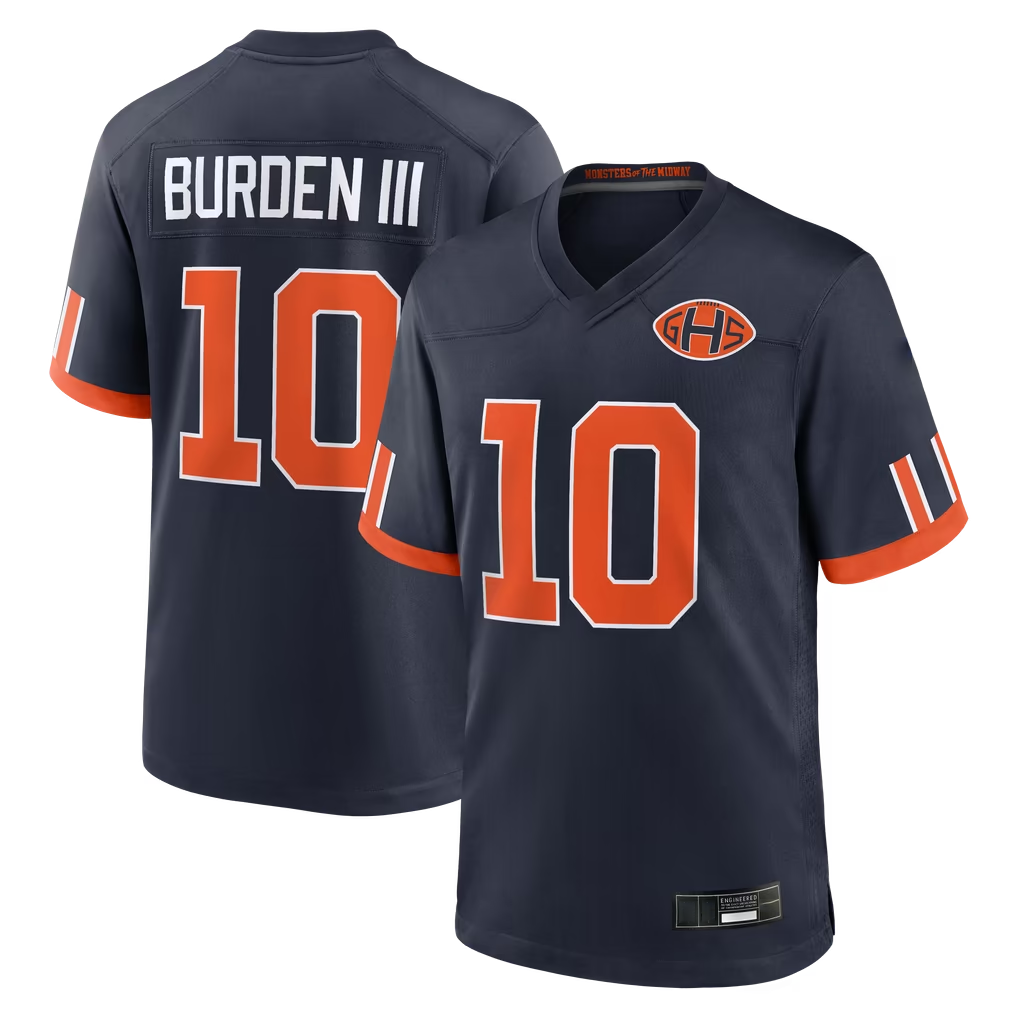 Johmsee C.Bears #10 Luther Burden III Navy 2026 Rivalries Collection Game Stitched Jerseys