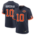 Johmsee C.Bears #10 Luther Burden III Navy 2026 Rivalries Collection Game Stitched Jerseys