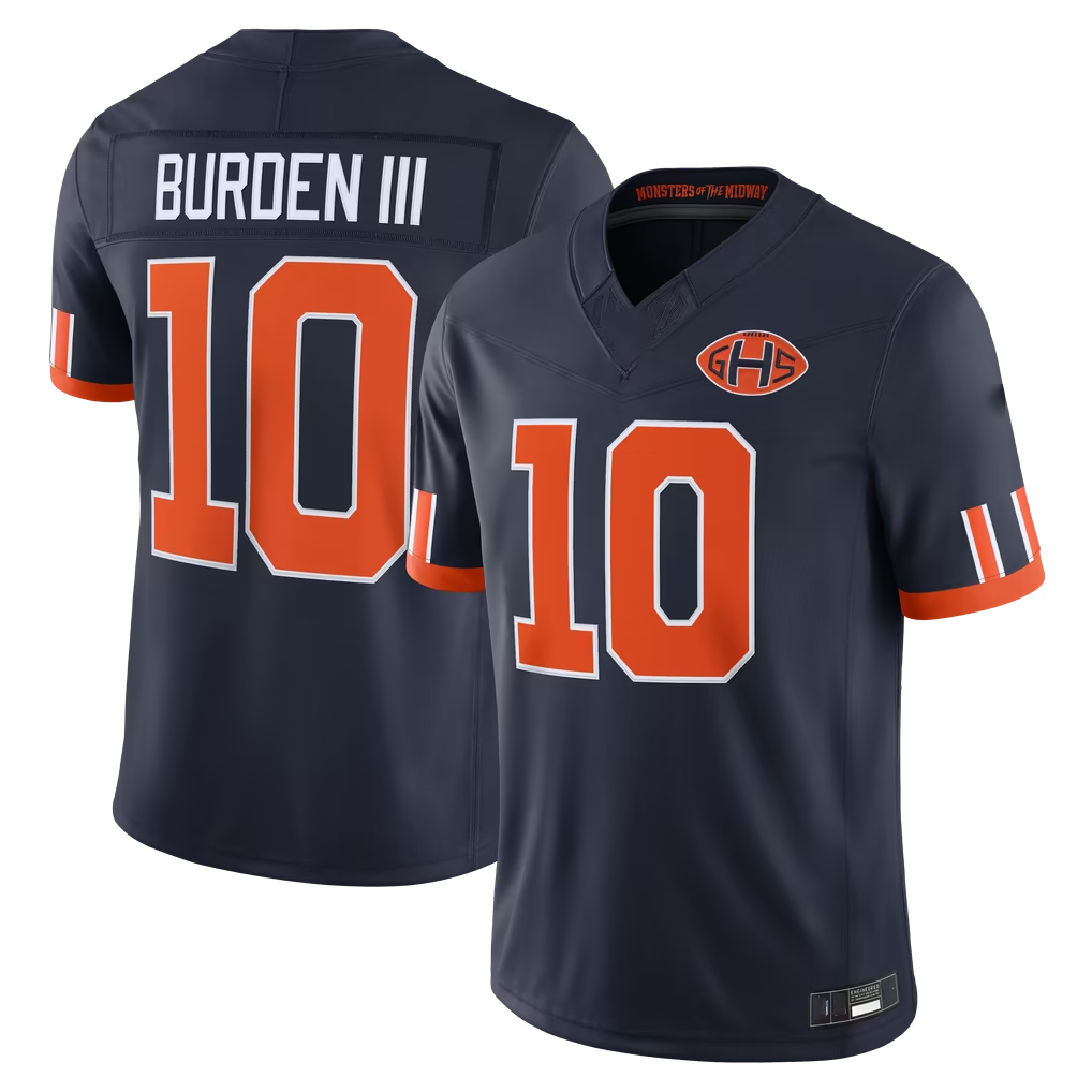 Johmsee C.Bears #10 Luther Burden III Navy 2026 Rivalries Collection Limited Stitched Jerseys