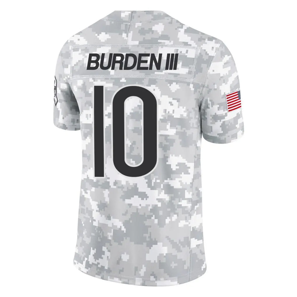 Johmsee C.Bears #10 Luther Burden III Player Arctic Camo Salute to Service Limited Stitched Jerseys
