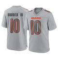 Johmsee C.Bears #10 Luther Burden III Player Gray Atmosphere Fashion Game Stitched Jerseys