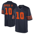 Johmsee C.Bears #10 Luther Burden III Player Navy Blue Alternate Game Stitched Jerseys
