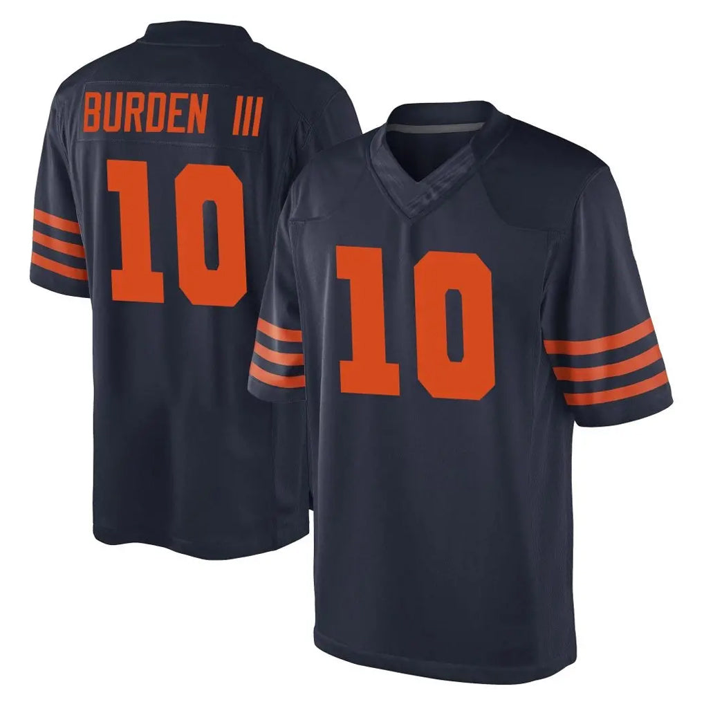 Johmsee C.Bears #10 Luther Burden III Player Navy Blue Alternate Game Stitched Jerseys