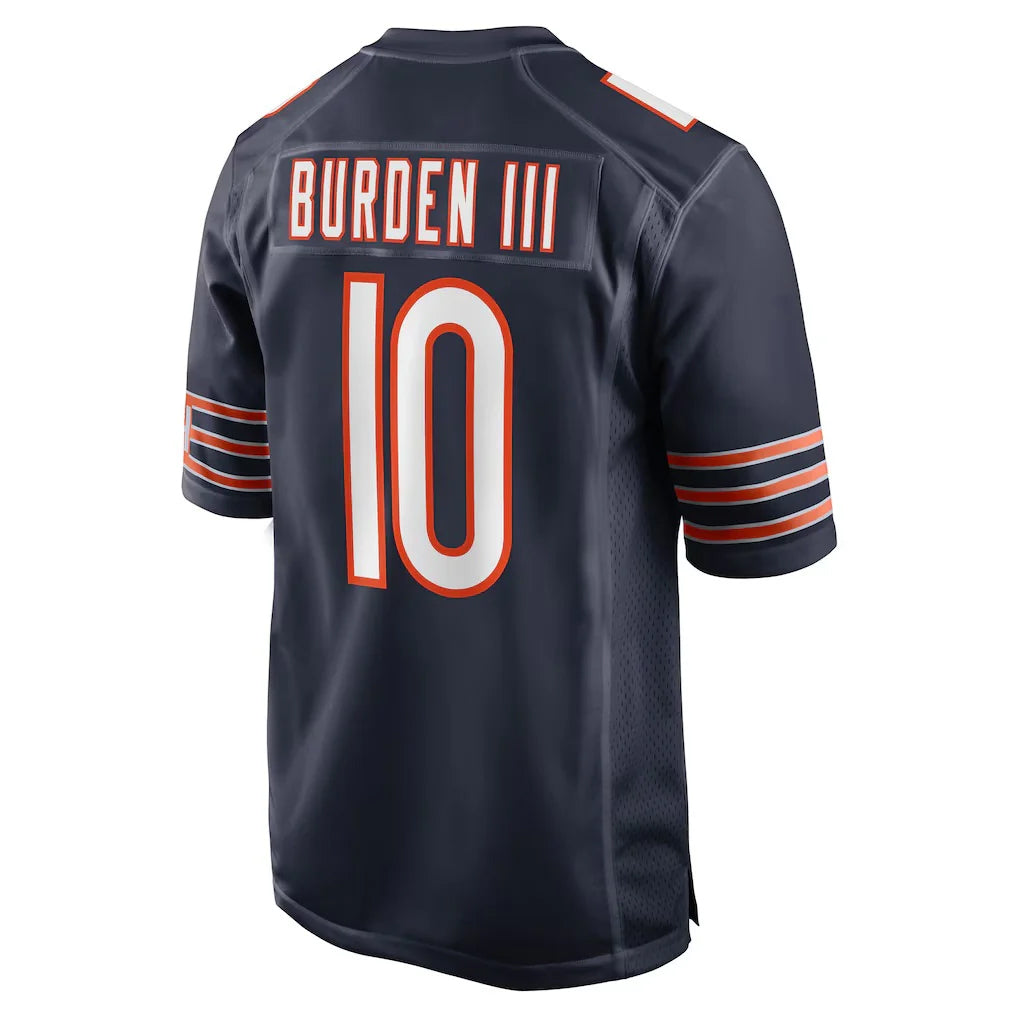 Johmsee C.Bears #10 Luther Burden III Player Navy Home Game Stitched Jerseys