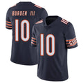 Johmsee C.Bears #10 Luther Burden III Player Navy Vapor Untouchable Limited Home Game Stitched Jerseys