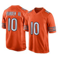 Johmsee C.Bears #10 Luther Burden III Player Orange Home Game Stitched Jerseys