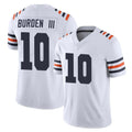 Johmsee C.Bears #10 Luther Burden III Player White Classic Vapor Limited Home Game Stitched Jerseys