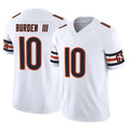 Johmsee C.Bears #10 Luther Burden III Player White Vapor F.U.S.E. Limited Home Game Stitched Jerseys