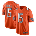 Johmsee C.Bears #15 Rome Odunze Orange Player Game Stitched Jerseys