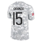 Johmsee C.Bears #15 Rome Odunze Player Arctic Camo Salute to Service Limited Stitched Jerseys