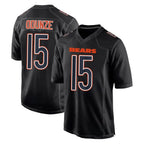 Johmsee C.Bears #15 Rome Odunze Player Carbon Black Fashion Game Stitched Jerseys