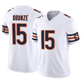 Johmsee C.Bears #15 Rome Odunze Player White Vapor F.U.S.E. Limited Home Game Stitched Jerseys
