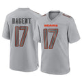 Johmsee C.Bears #17 Tyson Bagent Player Gray Atmosphere Fashion Game Stitched Jerseys