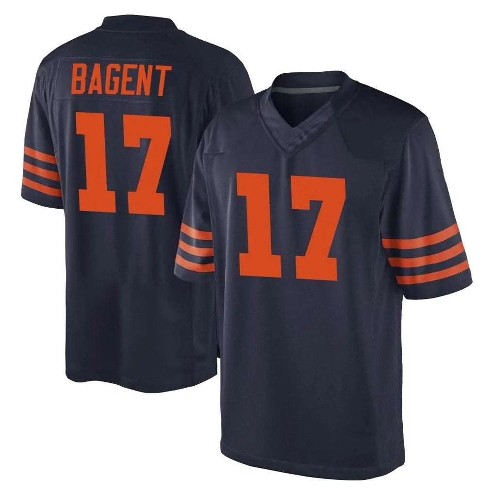 Johmsee C.Bears #17 Tyson Bagent Player Navy Blue Alternate Game Stitched Jerseys