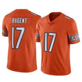 Johmsee C.Bears #17 Tyson Bagent Player Orange Alternate Vapor Limited Home Game Stitched Jerseys
