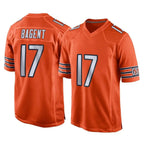 Johmsee C.Bears #17 Tyson Bagent Player Orange Home Game Stitched Jerseys
