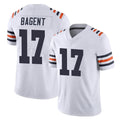 Johmsee C.Bears #17 Tyson Bagent Player White Classic Vapor Limited Home Game Stitched Jerseys