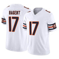 Johmsee C.Bears #17 Tyson Bagent Player White Vapor F.U.S.E. Limited Home Game Stitched Jerseys