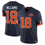 Johmsee C.Bears #18 Caleb Williams Navy 2026 Rivalries Collection Limited Stitched Jerseys