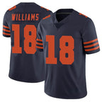 Johmsee C.Bears #18 Caleb Williams Player Navy Blue Alternate Vapor Untouchable Limited Stitched Jerseys
