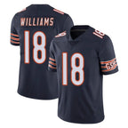 Johmsee C.Bears #18 Caleb Williams Player Navy Vapor Untouchable Limited Home Game Stitched Jerseys