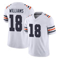 Johmsee C.Bears #18 Caleb Williams Player White Classic Vapor Limited Home Game Stitched Jerseys