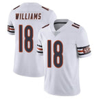Johmsee C.Bears #18 Caleb Williams Player White Vapor Untouchable Limited Home Game Stitched Jerseys